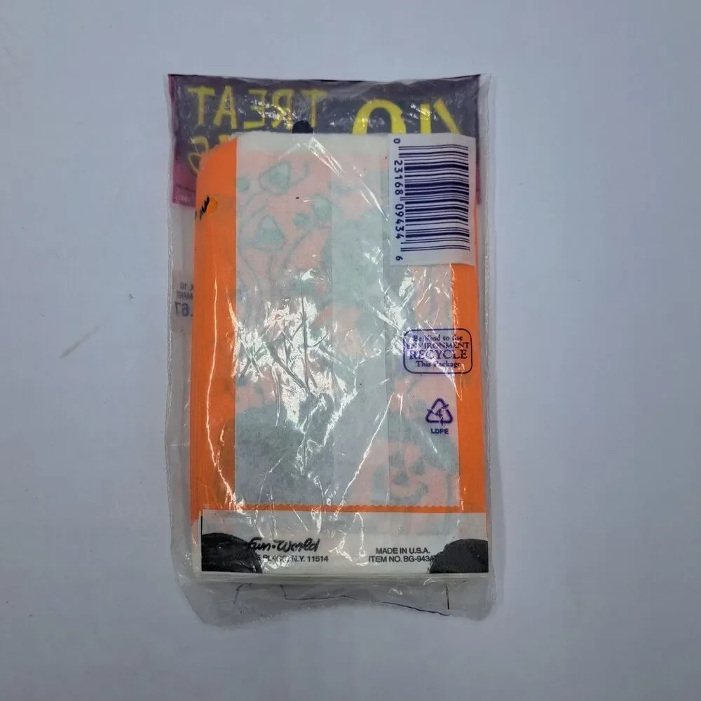 Vintage Halloween Treat Bags Goody Pack Loot Ghost Witch Pumpkin 90s Fun World